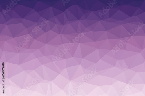 Royal purple and soft lavender create a mesmerizing geometric low poly gradient