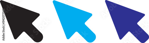 Mouse pointer icons vector Collection Clipart Pack. icon. Editable stroke line and glyph icons.