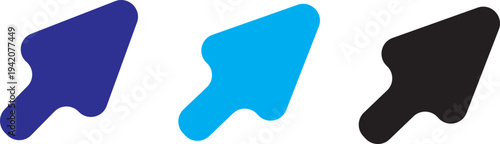 Mouse pointer icons vector Collection Clipart Pack. icon. Editable stroke line and glyph icons.