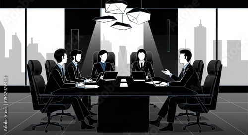 business meeting in the office