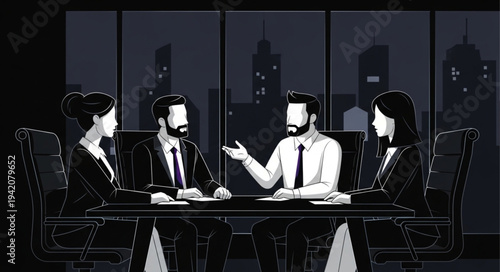 silhouette of a man in a restaurant