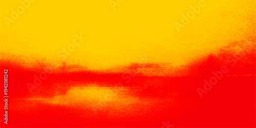 Vibrant abstract watercolor background featuring a fiery explosion of red and yellow paint textures with orange smoke patterns and hot energy