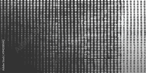 Seamless black and white abstract vector background featuring a dark metallic grid pattern with a gray textured carbon fiber surface and square steel textile material design