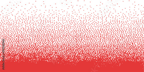 Abstract watercolor background with red and white paint drops on a wet glass surface creating a transparent liquid bubble texture and raindrop pattern for a clean macro nature wallpaper backdrop