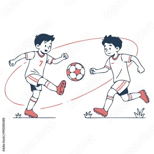 little mens playing with soccer vector design, sport, vector, player, ball, football, soccer, athlete, illustration, cartoon, game, running, sports, baseball, action, people, team, silhouette