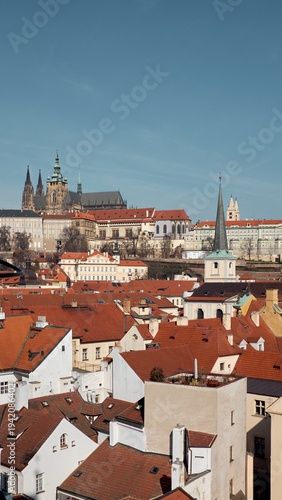 Wallpaper Mural Prague Castle and St Vitus Cathedral over red tile roofs of Malá Strana skyline Torontodigital.ca