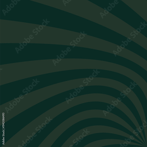 Geometric psychedelic twirling ray background - abstract vector illustration from dark stripes