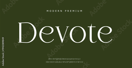 Modern Premium Devote Logo Design Template