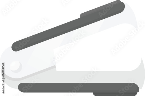 Staple Remover Office Stationery Tool Flat Illustration Isolated on White Background