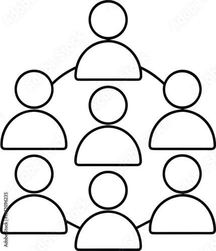 opportunity line art vector illustration on transparent background