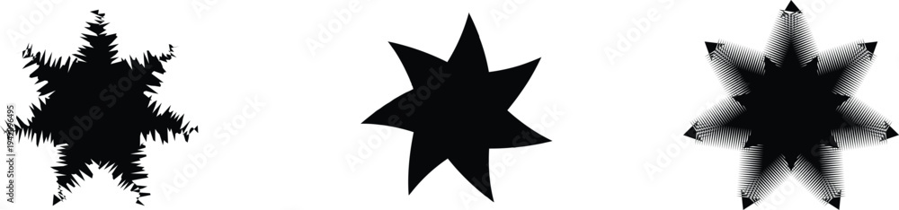 Obraz premium Vector graphic designs with geometric shapes and symmetrical patterns