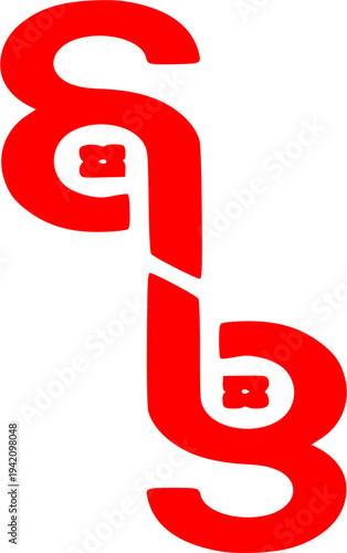 With its bold lines and symmetrical balance, this emblem is well-suited for lifestyle brands, toy companies, creative education, or children's apparel looking for a fun and memorable visual identity.