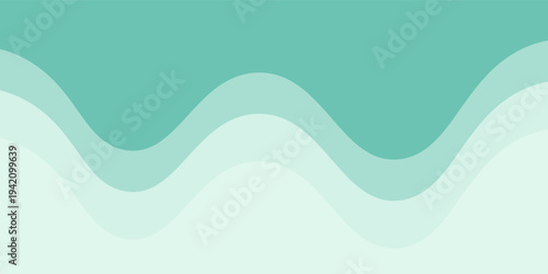 Flowing dark blue curve shape with soft gradient vector abstract background, relaxing and tranquil art,