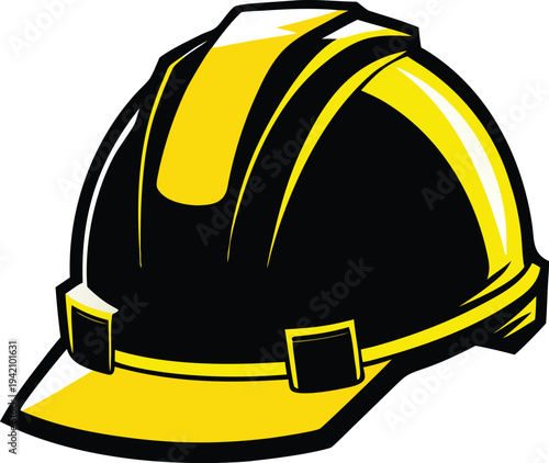 vector illustration of  safety helmet  constructio (17)