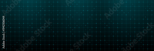 Quadro su tela Hud vector graphics grid with crosshair markers
