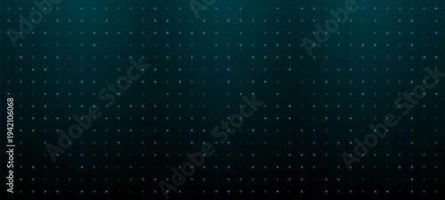 Hud vector graphic with glowing blue cross and plus pattern on dark background. Abstract digital grid interface. Futuristic technology display, network data visualization and element.