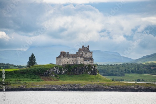 A view to Duart Castle from Sound of Mull
