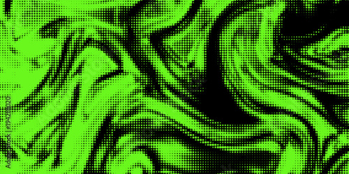 Acid green y2k halftone overlay background with smoke or fire motion texture