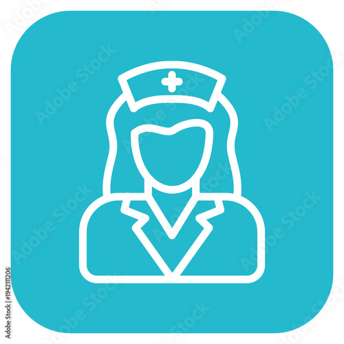 Vector Design Nurse Icon Style
