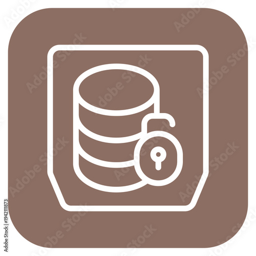 Vector Design Unsecure Icon Style