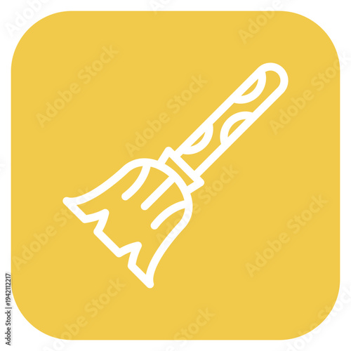Vector Design Broomstick Icon Style