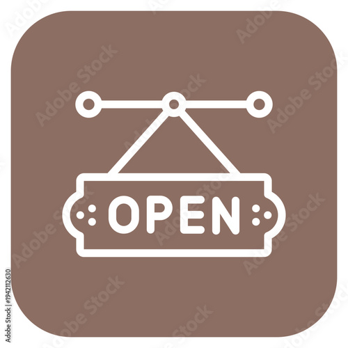 Vector Design Store Sign Icon Style