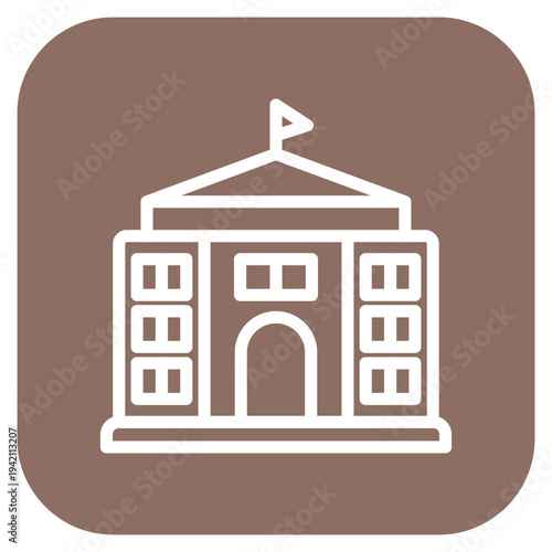 Vector Design Embassy Icon Style