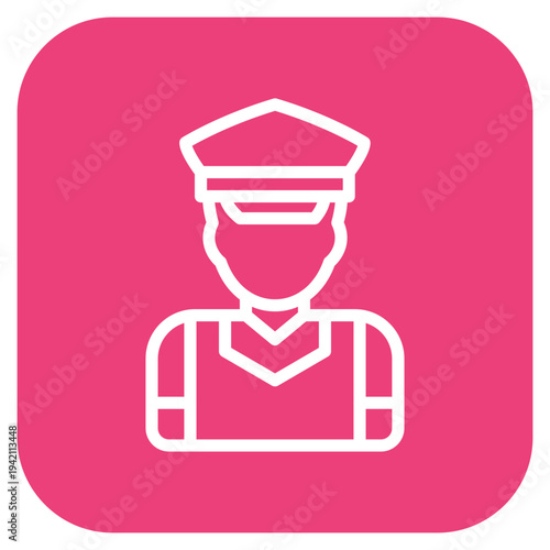 Vector Design Security Guard Icon Style
