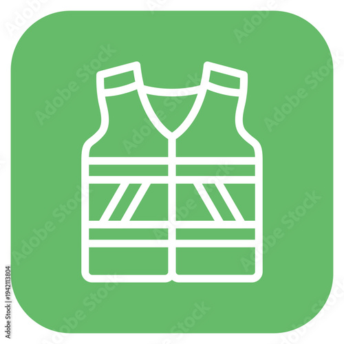 Vector Design Life Jacket Icon Style