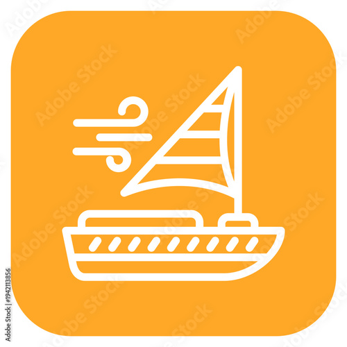 Vector Design Windsurf Icon Style