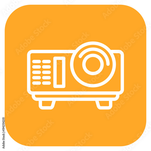 Vector Design Projector Icon Style
