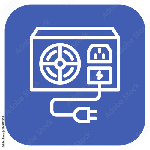 Vector Design Power Supply Icon Style