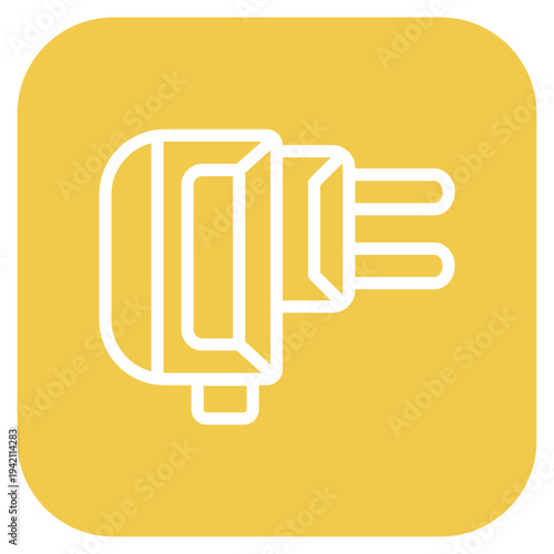 Vector Design Adapter Icon Style