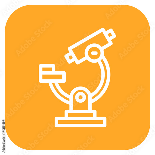 Miscroscope Icon Style