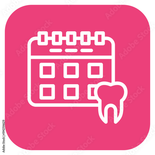 Dentist Appointment Icon Style