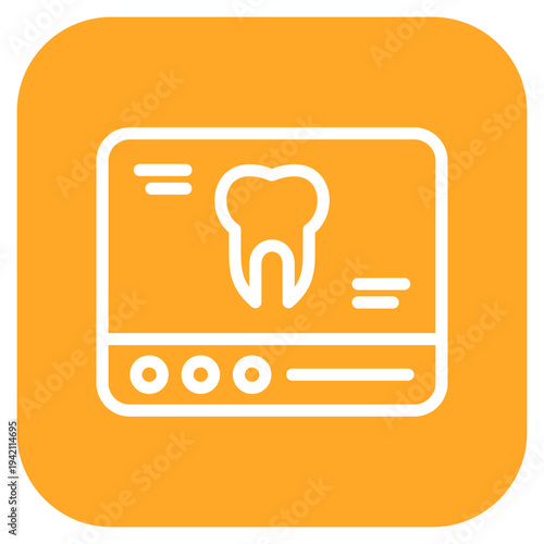 Tooth Xray Icon Style