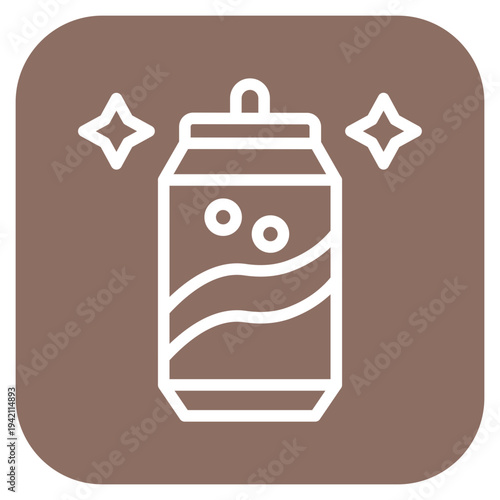 Soda Can Icon Style