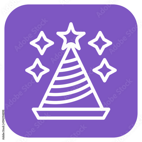 Party Hat Icon Style