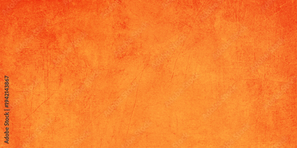 Fototapeta premium Vintage orange paper texture featuring an aged grunge pattern with a stained antique surface and blank parchment design for an abstract retro backdrop