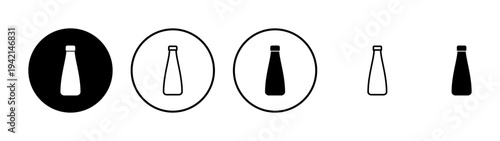 Bottle icon vector. bottle sign and symbol