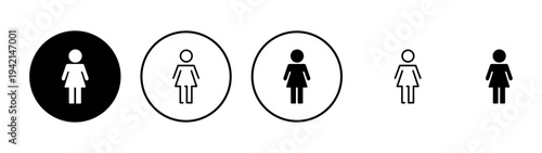 Female icon vector. woman sign and symbol