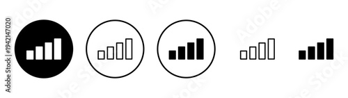 Growing graph icon vector. Chart sign and symbol. diagram icon