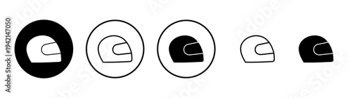 Helmet icon vector. Motorcycle helmet sign and symbol. Construction helmet icon. Safety helmet