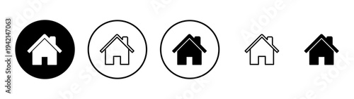 House icon vector. Home sign and symbol