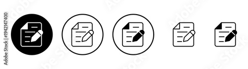 Note icon vector. notepad sign and symbol