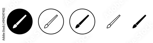 Paint icon vector. paint brush sign and symbol. paint roller icon vector