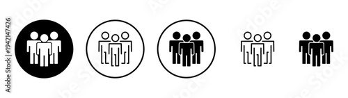people icon vector. person sign and symbol. User Icon vector
