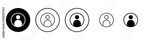 User icon vector. person sign and symbol. people icon.