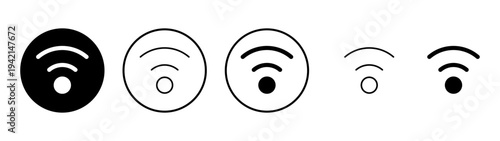 Wifi icon vector. signal sign and symbol. Wireless  icon