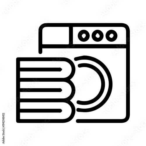 Washing machine and laundry